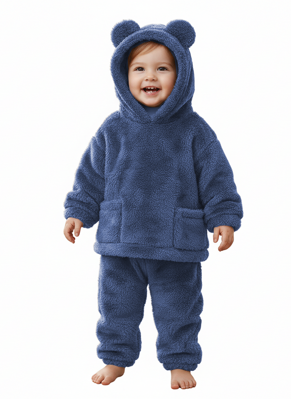 ترينج شتوي فرو مستورد للأطفال